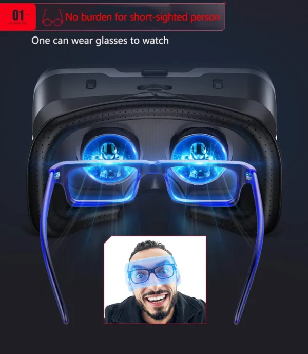S8e526965a562490d8e4a2a2ad926f747b-1.webp VR Glasses 3D Viar Phone Virtual Reality Headset Helmet Devices Smart Lenses Goggles For Smartphones Cell Hedset Mobile Game Set