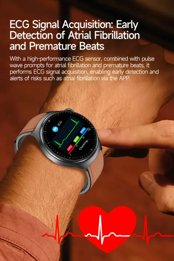 S8ecc012117654e0bb841c57daf53a73fh-1.webp 2026 New Accurate Blood Lipid Uric Acid Test Smart Watch Men Women ECG Blood Pressure Body analysis Voice Call Health Smartwatch