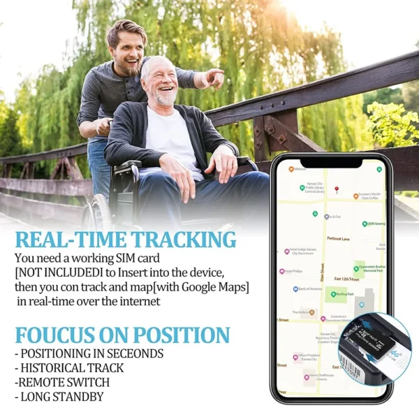 Car GPS Mini Localizador Tracker Intelligent Locator Real Time Tracking Anti Theft Anti Lost Strong Magnetic Message Positioner