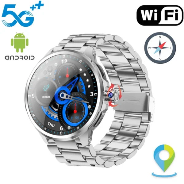 S9102f148894748c893eecda88d5e8fcfP-1.webp Original H99 Smart Watch Android Watches Amoled Smartwatch With 190° Rotary Camera Google Play Store 1.95inch Amoled Screen