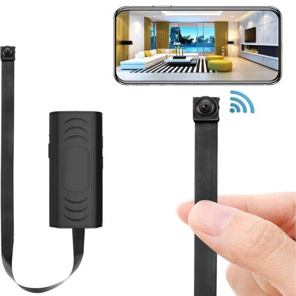 S9104c09ac3da489e922c4e4eb91444f9W.webp Mini Portable Remote WIFI Camera Small Compact Portable Surveillance Cam for Home Security