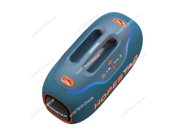 High Quality Hopestar A80 Subwoofer - Portable RGB Speaker with IPX6 Waterproof, Mini Microphone & Rechargeable Battery