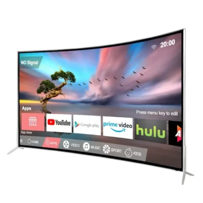 S93a4f623b40249fca8765b3c95d01f382.webp Wholesale LED TV Curved Screen 55 Inch Metal Frame Smart Android LCD TV Ultra HD 4K Smart Television