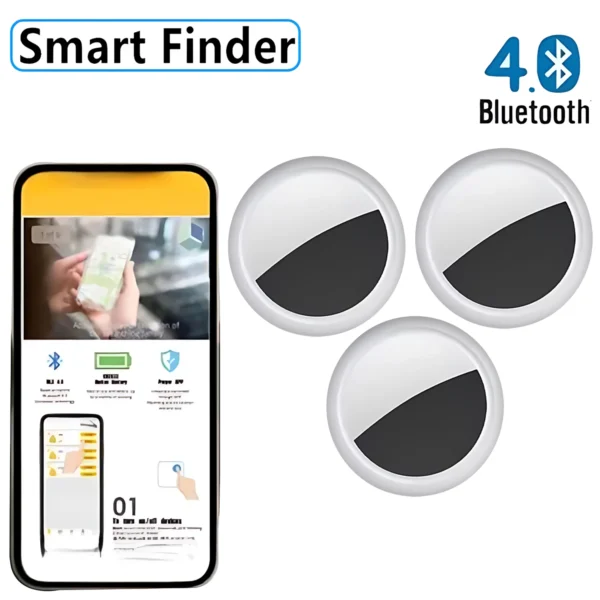 S943a94cf128a43e18d6667172b2ea380D.webp GPS Mini Tracker GPS Locator GPS Smart Car Work For isearcing Smart Finder Key Finder Children Locating Tracker Pet Tracker GPS