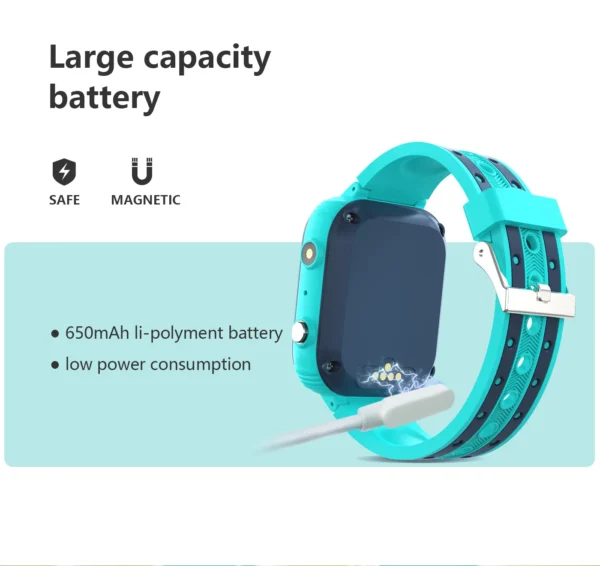 GPS Tracker 4G Real-Time Location Tracking Video Call,Camera, Games, SOS Call Watch for Children Kids Smartwatch for Boys Girls