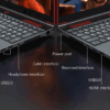 YSJMNPC Gaming Laptop Computer Intel Core i9-13900H NVIDIA RTX 4050 6G 16 Inch IPS 2*DDR5 MAX 64GB 2*M.2 PCIE SSD WIFI Windows11