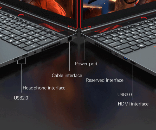 YSJMNPC Gaming Laptop Computer Intel Core i9-13900H NVIDIA RTX 4050 6G 16 Inch IPS 2*DDR5 MAX 64GB 2*M.2 PCIE SSD WIFI Windows11