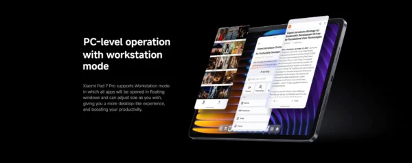 S9544a5f0a2d94268a9e403446e021e07i.webp Global Version Xiaomi Pad 7 Pro 128GB 256GB 512GB Snapdragon 8s Gen 3 11.2" 3.2K 144Hz Screen 8850mAh Mi Tablet Xiaomi Pad 7Pro