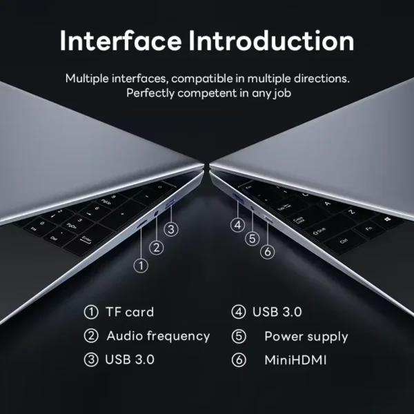LENO NEW 14.1" Laptop Intel Core i9-9900 32GB 2TB Windows 11 Gaming Computer PC Gamer office Ultra Slim Notebook 1920*1080 HD