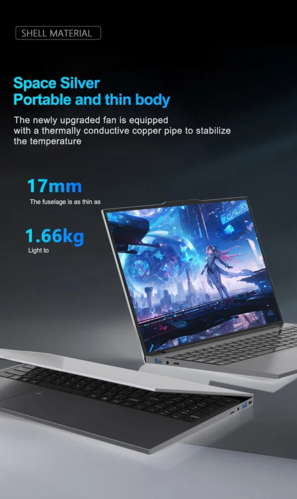Erilles 15.6" Intel Core i3 6100U Laptop Computer Windows 11 16GB RAM 512GB 1TB SSD Portable Notebook PC Office Study Laptops