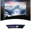 Wholesale LED TV Curved Screen 55 Inch Metal Frame Smart Android LCD TV Ultra HD 4K Smart Television