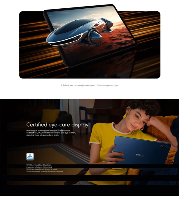 S986019cdbf2c4b89a8548c0175eefb71p.webp POCO PAD M1 Wifi 8GB 256GB Tablet PC 12.2" 2.5K Display 12000mAh Battery