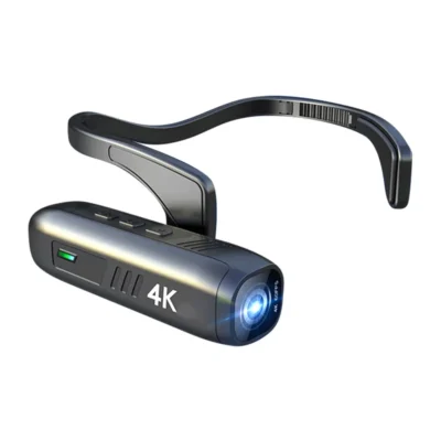 S994367719b914738b8a6e53b8998ed32G.webp New 4K 30FPS Head Mounted Camera Wearable WiFi Video Camcorder Camera 120°Wide Angle Lens Anti-Shake APP Control Camera