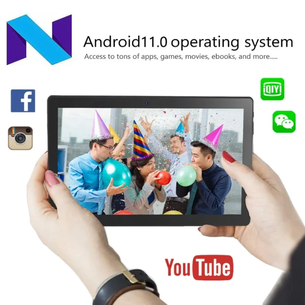 BDF Hot Sales New 10.1 Inch Tablets Octa Core 4GB RAM 64GB ROM Dual SIM Cards 3G Phone Call WiFi Bluetooth Google Play Tablet Pc