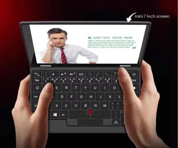 7 inch Mini Laptop Intel Procesador N95 8G 16G RAM 256GB SSD With Touch Screen Pocket Netbook Windows 11 Notebook Pc Portable