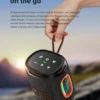 Zealot-S122 Bluetooth Speaker BT5.4 Wireless IPX6 Waterproof Shower Speaker,25W HiFi Stereo Sound,TWS Pairing,20H Music Playtime