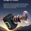 Zealot-S122 Bluetooth Speaker BT5.4 Wireless IPX6 Waterproof Shower Speaker,25W HiFi Stereo Sound,TWS Pairing,20H Music Playtime