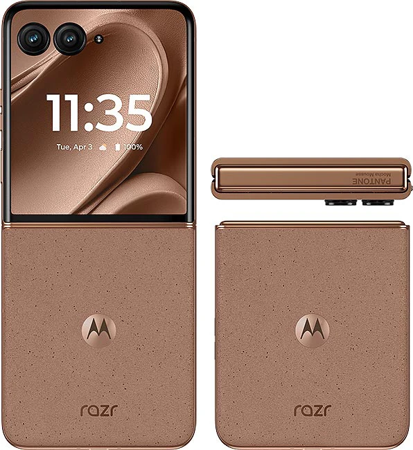 S9ddbe8441f5345f49d1f508f2a7d9584R.webp Motorola Moto Razr 50 Ultra Snapdragon8s Gen3 6.9" POLED Folded Screen 165Hz 50MP 45W Fast Charge NFC IPX8 Original Mobile phone