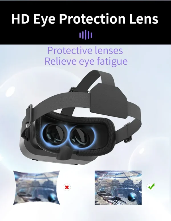 S9dfd68e317e24aae80aa2624bc310fa1r-1.webp VR Glasses 3D Viar Phone Virtual Reality Headset Helmet Devices Smart Lenses Goggles For Smartphones Cell Hedset Mobile Game Set