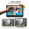 XPPen Magic Drawing Pad 12 inch Tablet Android Pad 2K Resolution 16K Levels 8GB 256GB Graphics Drawing Tablet Monitor Android 14