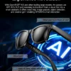 LIGE New Camera SunGlasses 800w Pixel Camera Recording Noise Reduction Ai Recognition Translation Anti Blue Light Smart Glasses