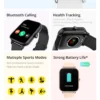 Sa41d097872fb4080a6a482286f22ad684.webp COLMI P81 Voice Calling Smart Watch Ultra 1.9 inch Screen 24H Health Monitor 100+ Sports Modes, Bluetooth Smartwatch Men Women