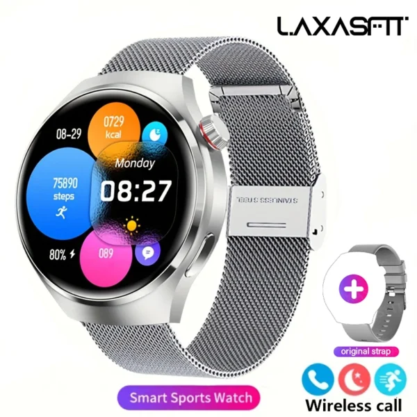 Sa478f8a5c20c4de28456abccfccfabb41-1.webp G.L Wear 2025 New Men's Smart Watch HD Display Health Tracking Bluetooth Calling Voice Assistant Sports Smartwatch