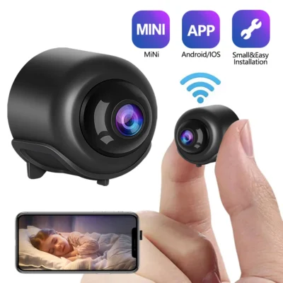 Sa5e8715460194fe28eba4b2160b30fc8x.webp New Mini Camera 2024 X5 Intelligent WiFi Mini Camera Home Indoor Night Vision Safety Protection Audio Video Recorder