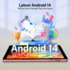 Latest Android 14 Tablet, 10-inch Tablet, Quad-core Processor, 5G WiFi, 4GB ROM + 32GB RAM, 1280*800 Resolution, 6000mAh Battery
