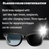 LIGE New Camera SunGlasses 800w Pixel Camera Recording Noise Reduction Ai Recognition Translation Anti Blue Light Smart Glasses
