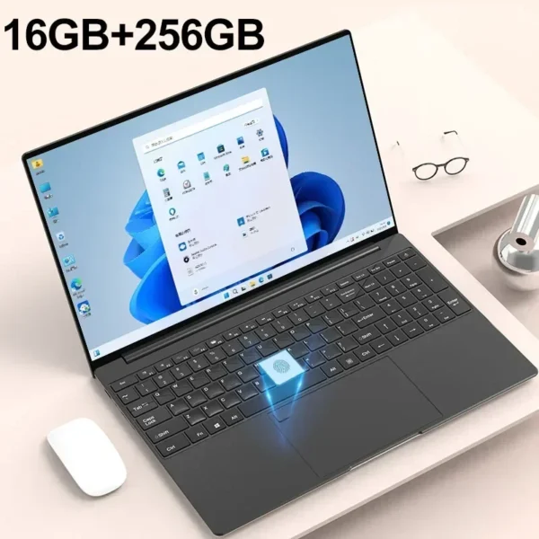 Sa7efa1bfdee9487994ca402307eda798h.webp Portable 15.6" Laptop 32GB Ram DDR4 2TB SSD Windows 11 Notebook Pc Gamer Intel N5095 Office Computer with Backlit Fingerprint