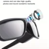 4K HD camera glasses video smart glasses, outdoor mini camera, human body camera, cycling recorder camera, suitable for cycling