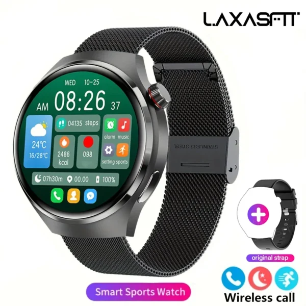 Sa958ac6ccc004057a077a9cab75409e2j-1.webp G.L Wear 2025 New Men's Smart Watch HD Display Health Tracking Bluetooth Calling Voice Assistant Sports Smartwatch