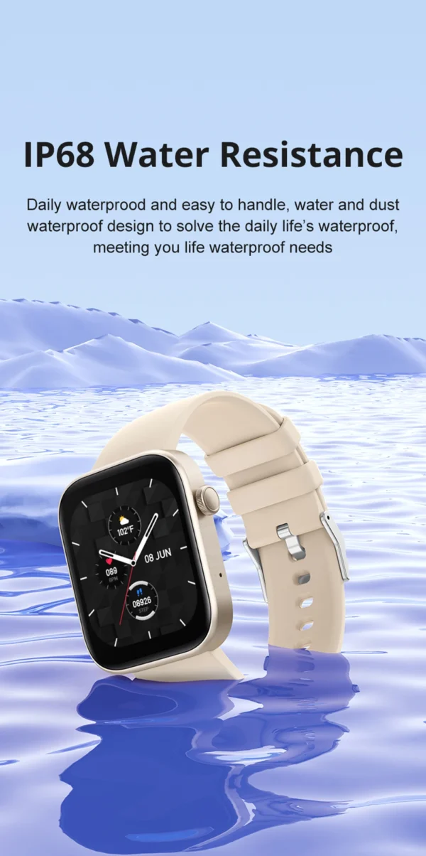 Sab46b5f817054c9ea22275a2e50327081.webp COLMI P71 Voice Calling Smartwatch Men Health Monitoring IP68 Waterproof Smart Notifications Voice Assistant Smart Watch Women