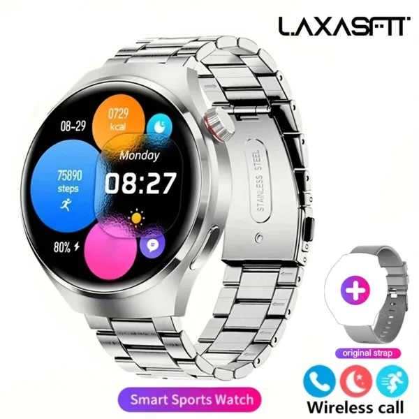 Sab4c8e58746e430ab89707518cd374d1R-1.webp G.L Wear 2025 New Men's Smart Watch HD Display Health Tracking Bluetooth Calling Voice Assistant Sports Smartwatch