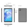 PRITOM 8 Inch Tablet Android 14, 8GB(4+4 Expand) RAM 64GB ROM,1TB Expand,1280x800 IPS Screen 5000MAH Battery,Dual Camera, WiFi