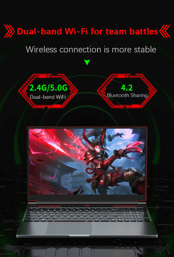 YSJMNPC Gaming Laptop Computer Intel Core i9-13900H NVIDIA RTX 4050 6G 16 Inch IPS 2*DDR5 MAX 64GB 2*M.2 PCIE SSD WIFI Windows11