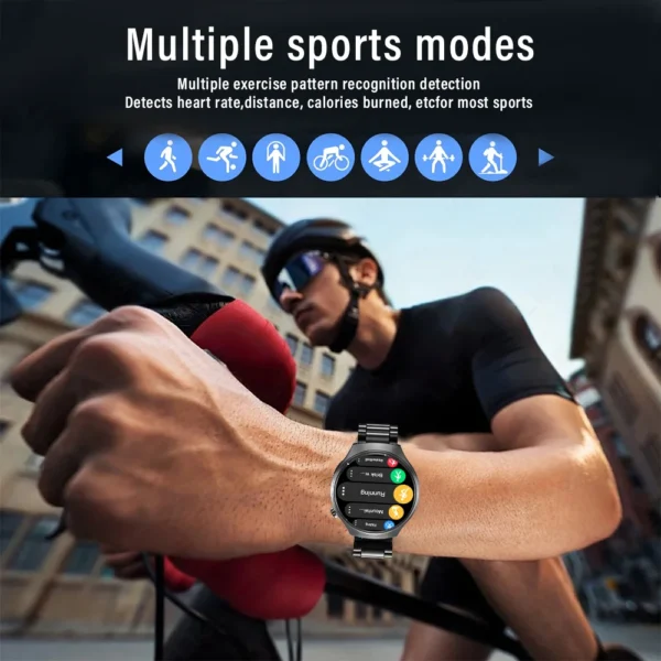 Sabe26996f64c40fa8da38335c07389c2L-1.webp G.L Wear 2025 New Men's Smart Watch HD Display Health Tracking Bluetooth Calling Voice Assistant Sports Smartwatch
