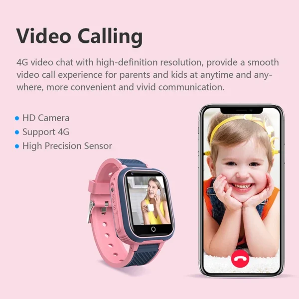 Sac194cef04fe499188f0725d92889764o-2.webp GPS Tracker 4G Real-Time Location Tracking Video Call,Camera, Games, SOS Call Watch for Children Kids Smartwatch for Boys Girls