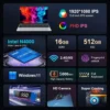 Sac269437490e40a09cf9dc0dea94e931u.webp 15.6" Laptop Computer Intel Celeron N4000 Notebook PC Fingerprint Unlock Windows 11 Pro 16GB RAM 512GB 1TB SSD HD 1080P Laptops