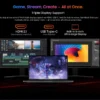 Sae31e04b1ca7423dbce09048afac6a5aT.webp BLACKVIEW GamiBook 8 Laptop AMD R7 7735HS 16" IPS 1902*1200 32GB DDR5 1TB SSD 57Wh Windows 11 Pro Backlit Keyboard BT5.2 PC