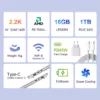 Ninkear S14 Ultra-portable Laptop With 1KG Weight AMD Ryzen 5 7530U 14 Inch 2.2K Windows 11 16GB LPDDR5 1TB SSD Computer Type-C