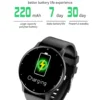 LIGE Smart Watch Women Men Full Touch Screen Bluetooth Call Smartwatch Waterproof Sports Fitness Tracker Watches for Android iOS