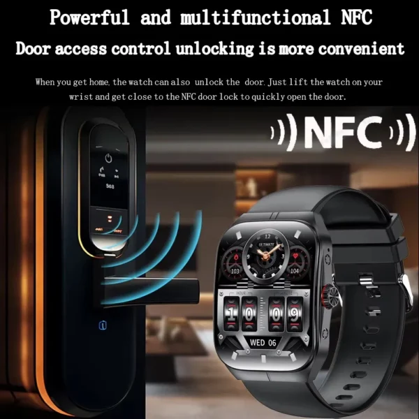 Sb35b086fb4c047c59d68371f005e0df6p.webp 2025 New HD AMOLED screen For OPPO Watch 4 Pro Sports Smart Watches Men GPS Track Waterproof Bluetooth Call NFC Smart Watch