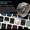 Blackview W70 Pro Outdoor Sport Smart Watch, IP68 Waterproof Smartwatch 2.01-inch TFT Screen, 900mAh Battery, Bluetooth Talking