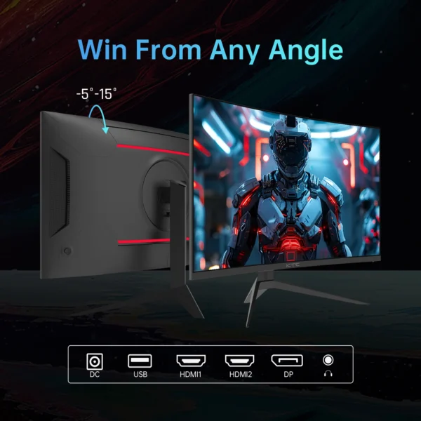 Sb4550e7bc2ba42e3950499aa576c7454Y.webp KTC 32 inch 240Hz Curved Gaming Monitor 1500R 1080P 125% sRGB 1ms, Freesync/G-sync HDR10,HDMI/DP/USB Ports VESA,Tilt Adjustable,