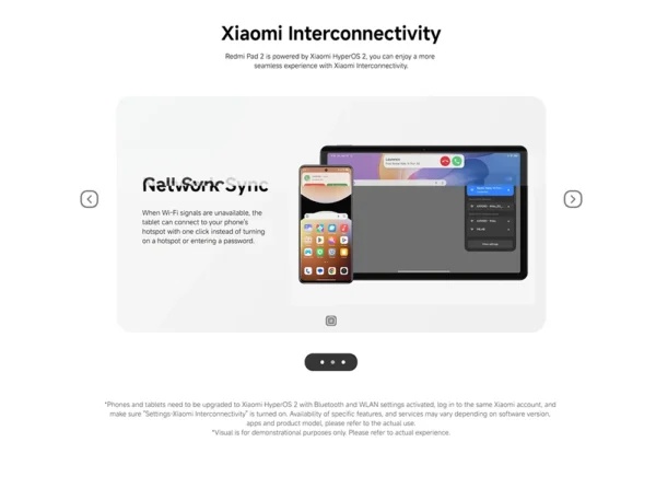 Global Version Xiaomi Redmi Pad 2 Wifi 11" 2.5K Crystal-clear Display MediaTek Helio G100-Ultra Mi Tablet  90Hz Display 9000mAh