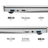 Sb528ce6f7c494d68b61b680187e02773c.webp AKPAD KR159 N5095 15.6" Laptop, Up To 32GB RAM 2TB Windows 10/11 Pro, Black Backlit English Russian Keyboard Portable Notebook