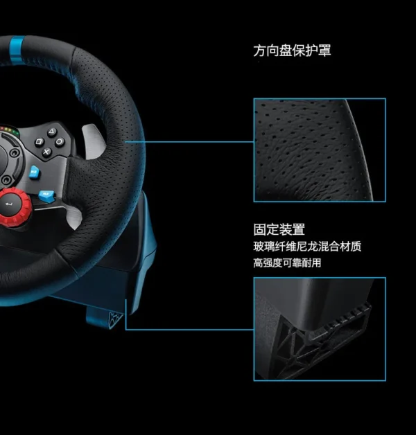 Computer game steering wheel G920 learn to drive emulator somatosensory racing gamepad for PS5/PS4/PC