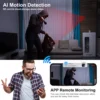Mini WiFi Camera 1080P HD Smart Camera with Curved Flexible Lens Cable,Loop Recording,Alarm, Remote Viewing,Security  Monitoring